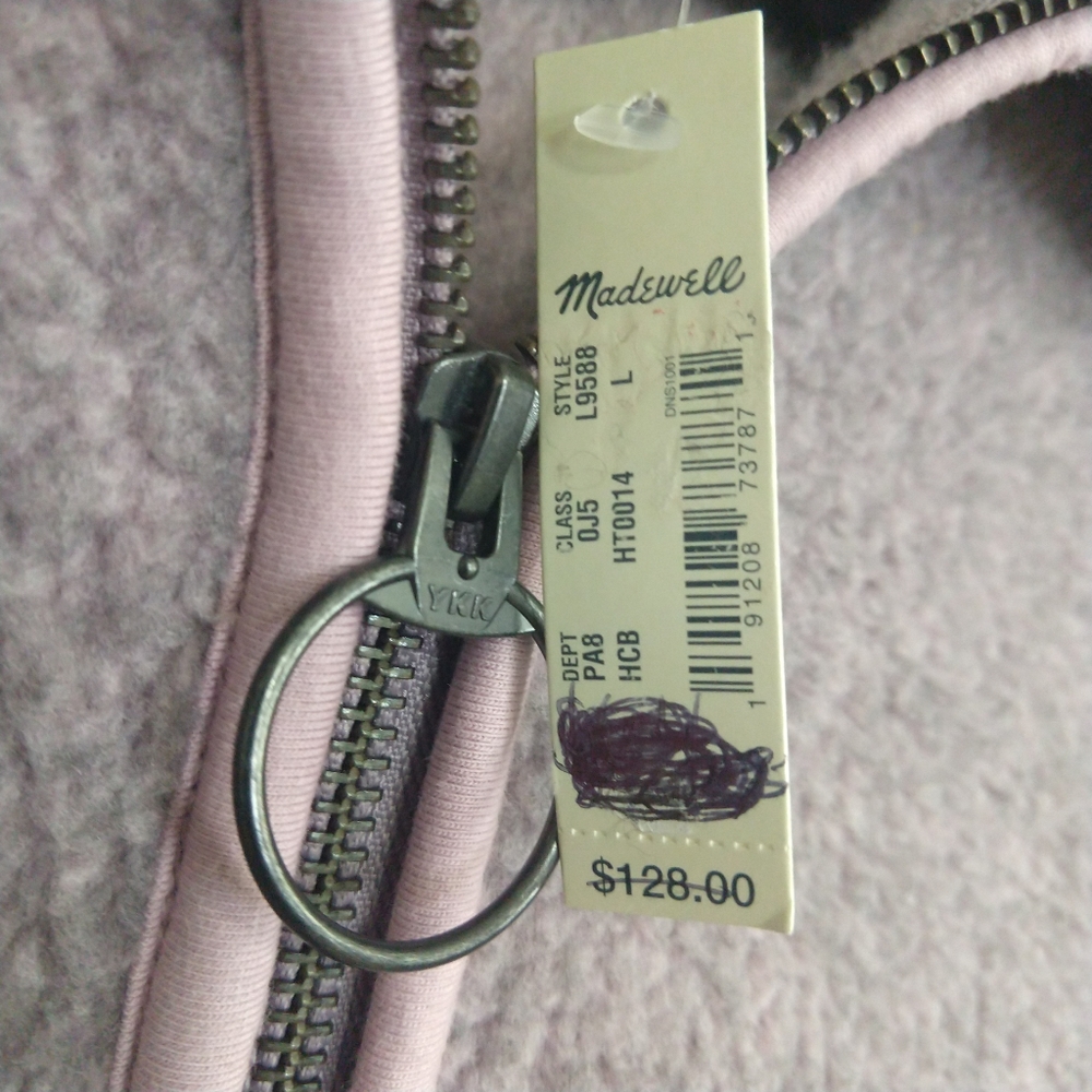 Madewell Polartec Fleece Half Zip Pullover Jacket - Picture 2 of 10